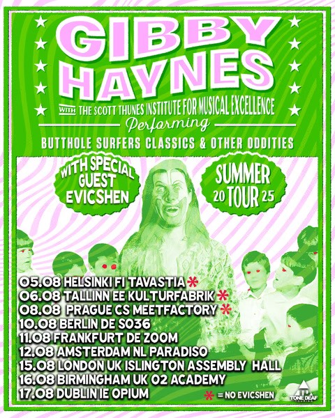 GIBBY HAYNES performing Butthole Surfers | ZOOM, Frankfurt