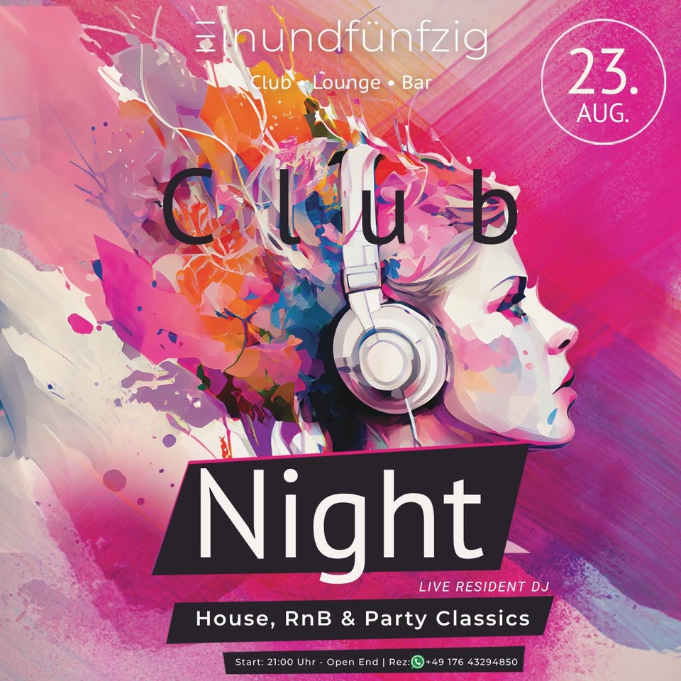 Saturday Night - Club Night 