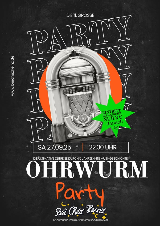 11. große Ohrwurmparty