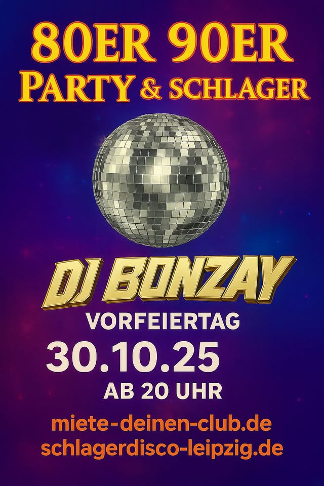 Disco Live am Vorfeiertag