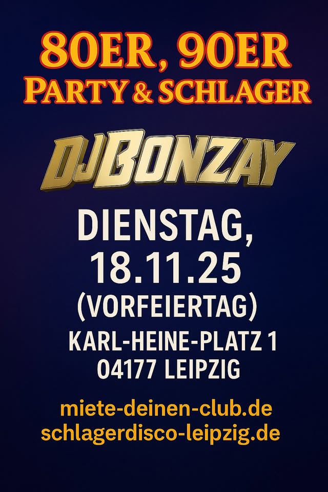 Disco Live am Vorfeiertag