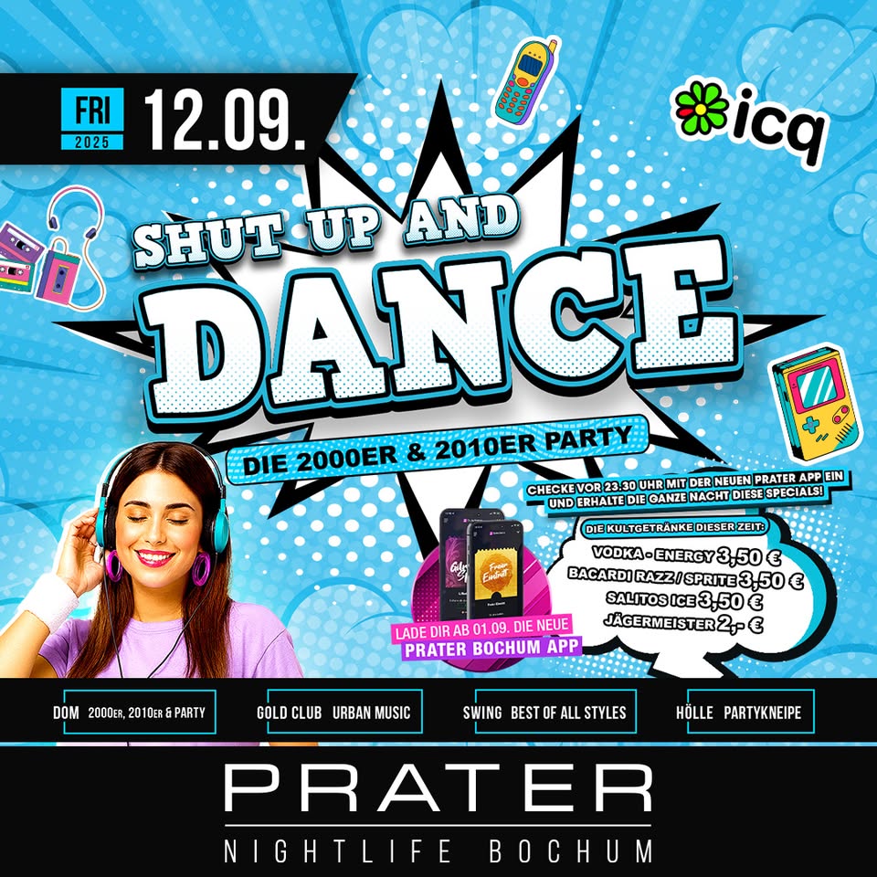 Shut Up And Dance at PRATER BOCHUM [12/09/2025]