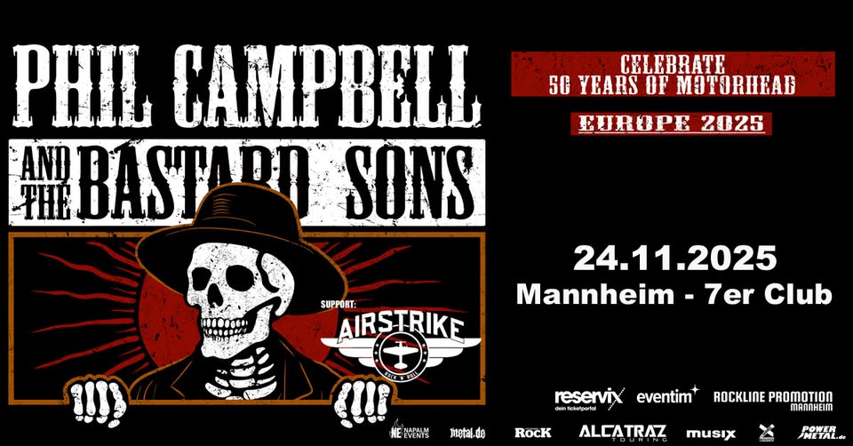 Phil Campbell And The Bastard Sons - Celebrate 50 Years of Motörhead