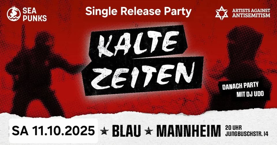 KALTE ZEITEN Release Party live@BLAU / DJ Udo Aftershow