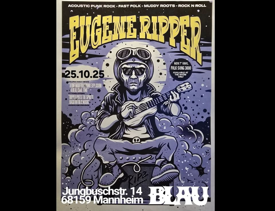 EUGENE RIPPER - Folk Punk live@BLAU