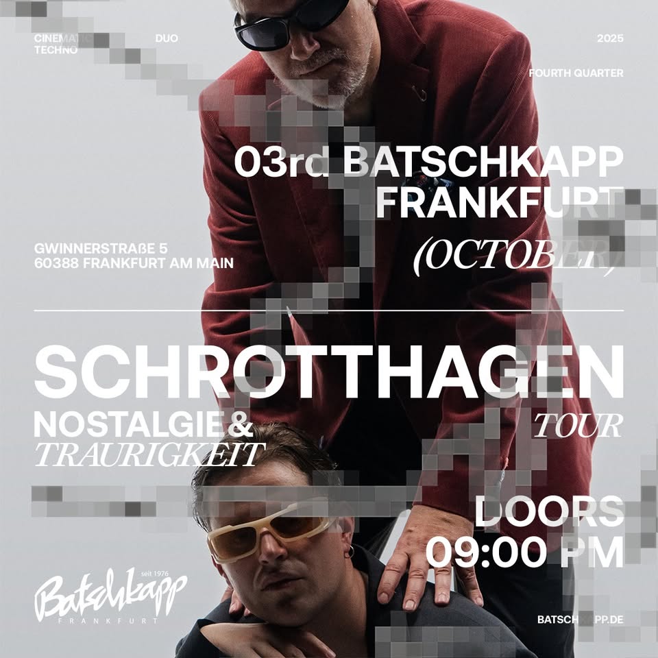SCHROTTHAGEN Nostalgie & Traurigkeit Tour @ Batschkapp Frankfurt