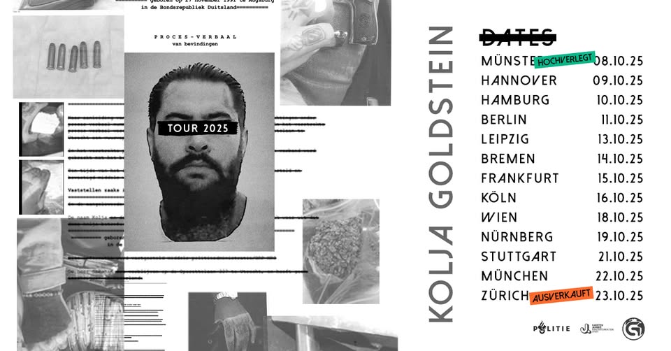 Kolja Goldstein | First Day Out Tour 2025 | Frankfurt
