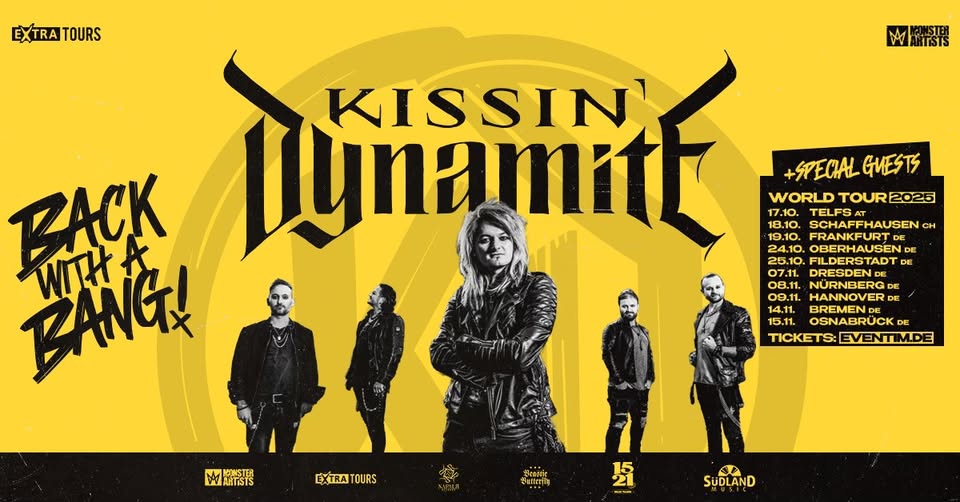 Kissin´ Dynamite - Back With A Bang! World Tour 2025 // Frankfurt am Main
