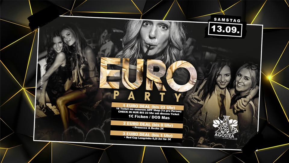 EURO PARTY – DIE LAGER MÜSSEN LEER! 🍻