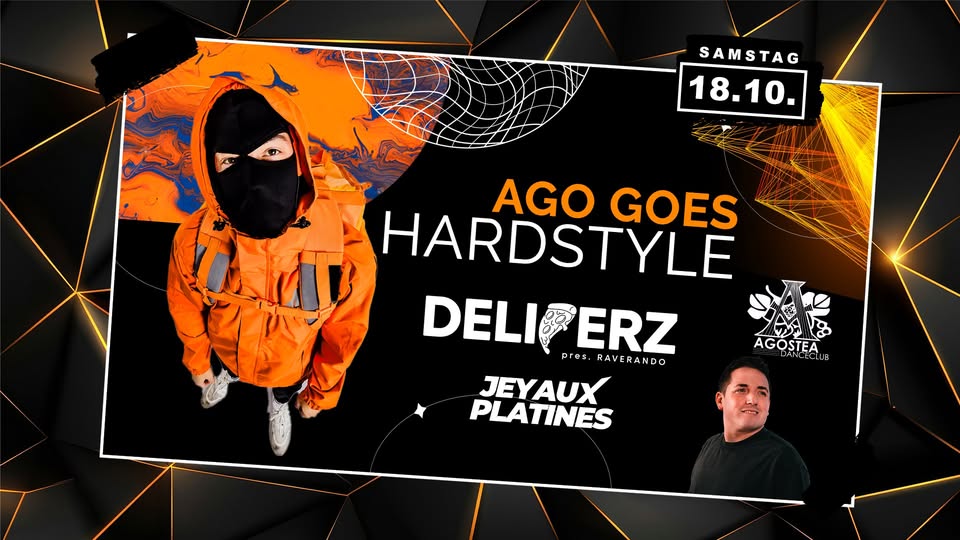 AGO GOES HARDSTYLE – DJ Deliverz live on Stage ⚡