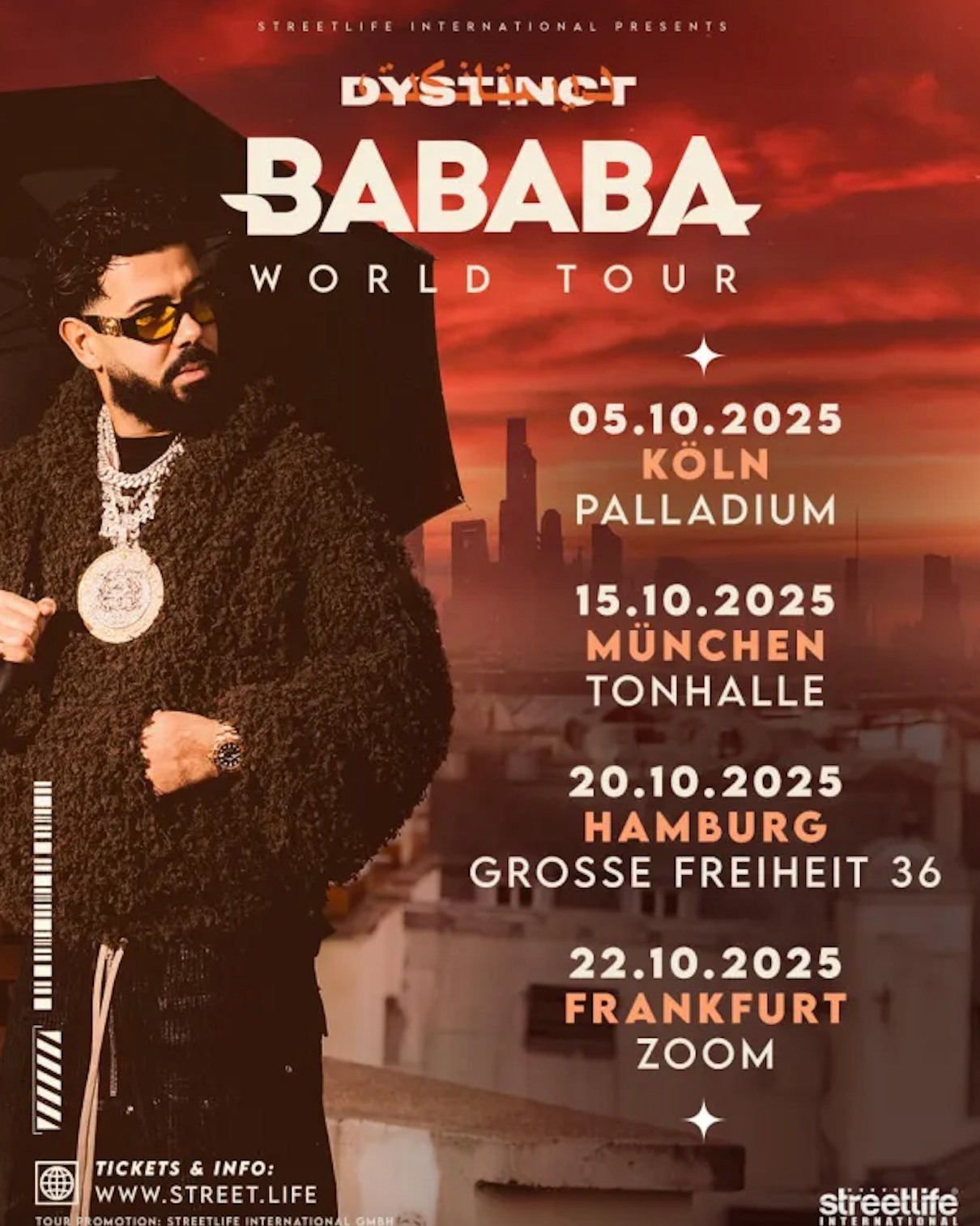 DYSTINCT | BABABA World Tour - Frankfurt ZOOM