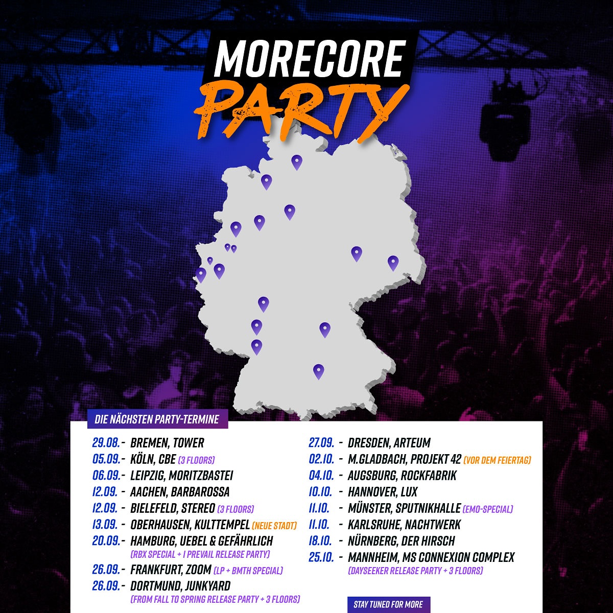 MoreCore Party Frankfurt - BMTH & Linkin Park Special