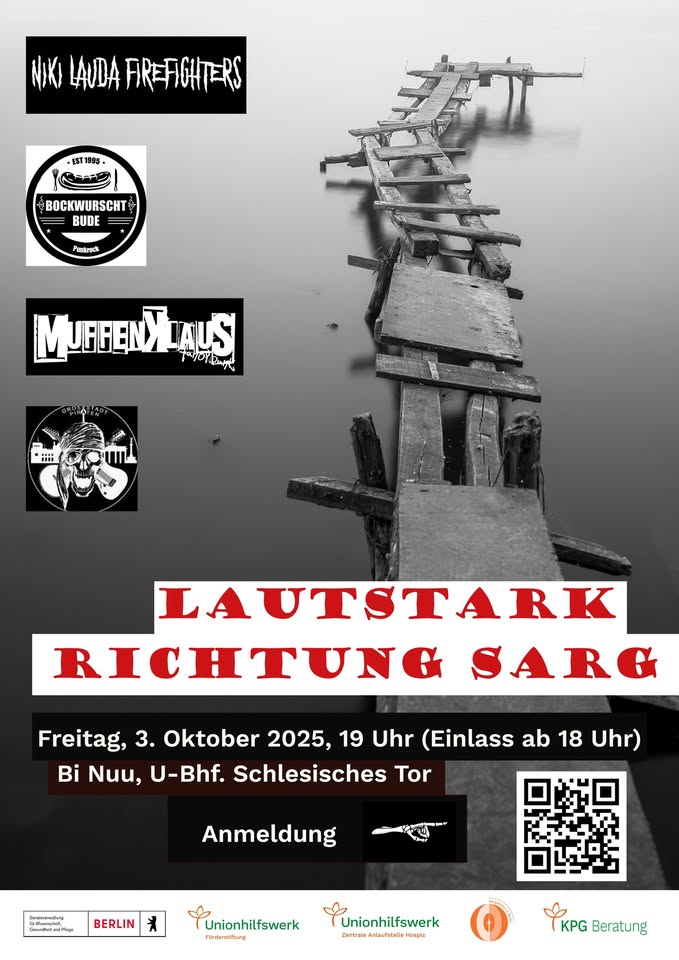 Lautstark Richtung Sarg