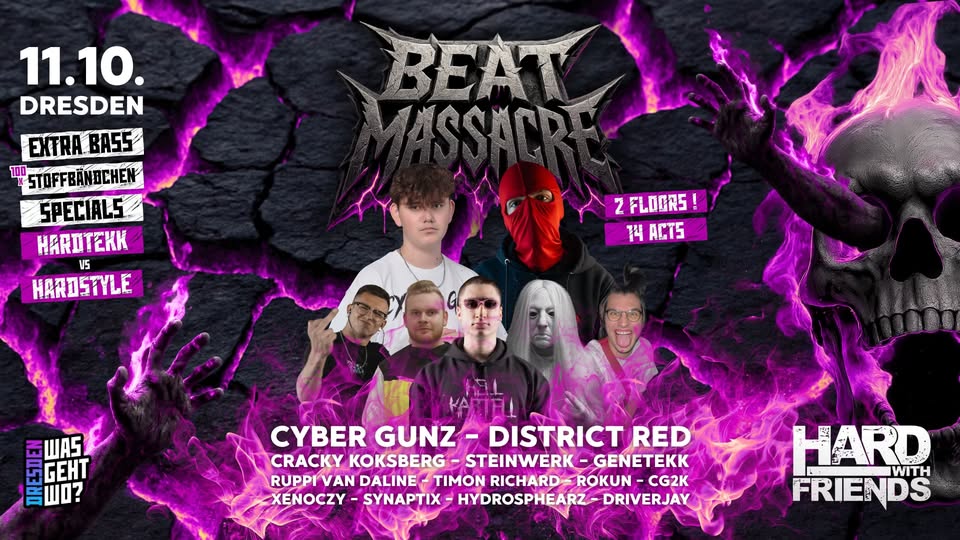 BEAT MASSACRE x HARD WITH FRIENDS
