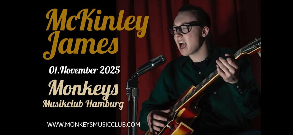 McKinley James - Rock & Blues live im Monkeys Music Club Hamburg 