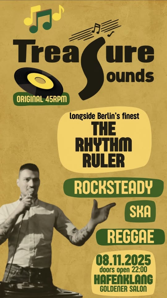 TREASURE SOUNDS Allnighter * Reggae, Rocksteady, Ska * original 45RPM