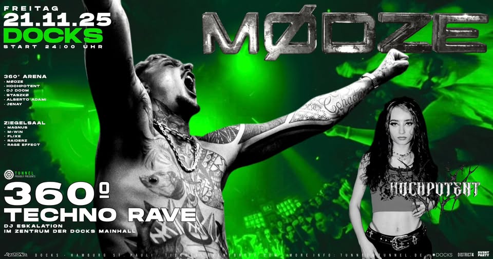 MØDZE * * * * * 360º HARD TECHNO RAVE