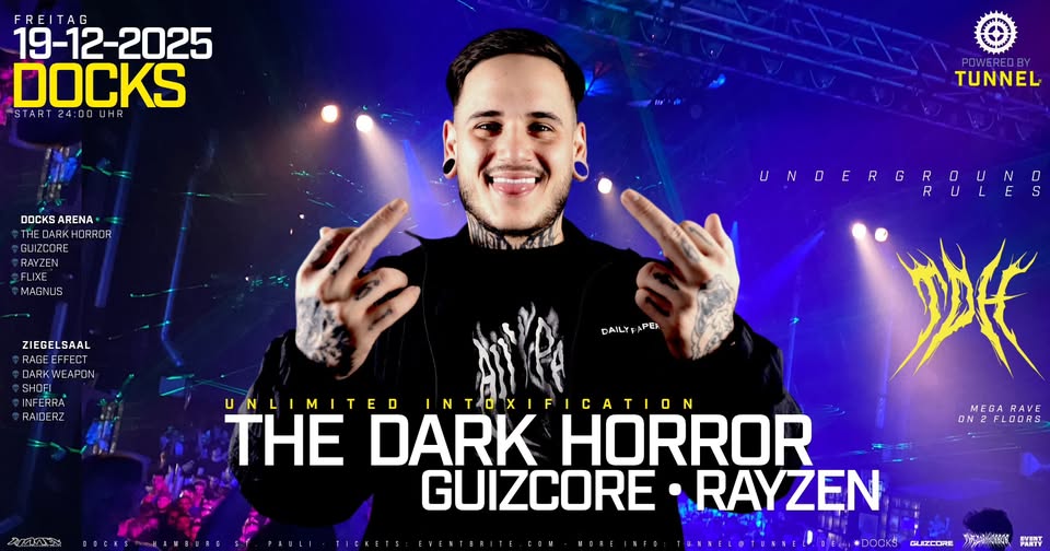 THE DARK HORROR * * * * * UNLIMITED INTOXIFICATION