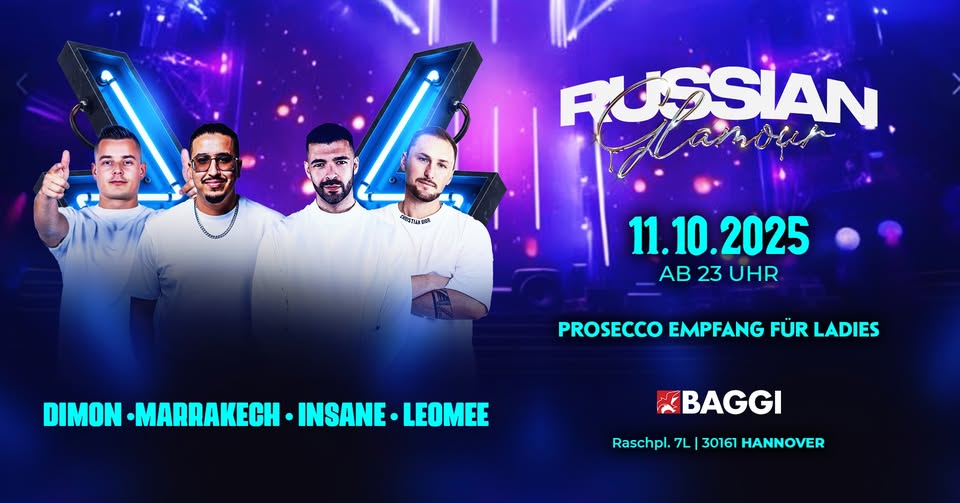RUSSIAN GLAMOUR FESTIVAL ★ INSANE ★ DIMON ★ LEOMEE ★ MARRAKECH