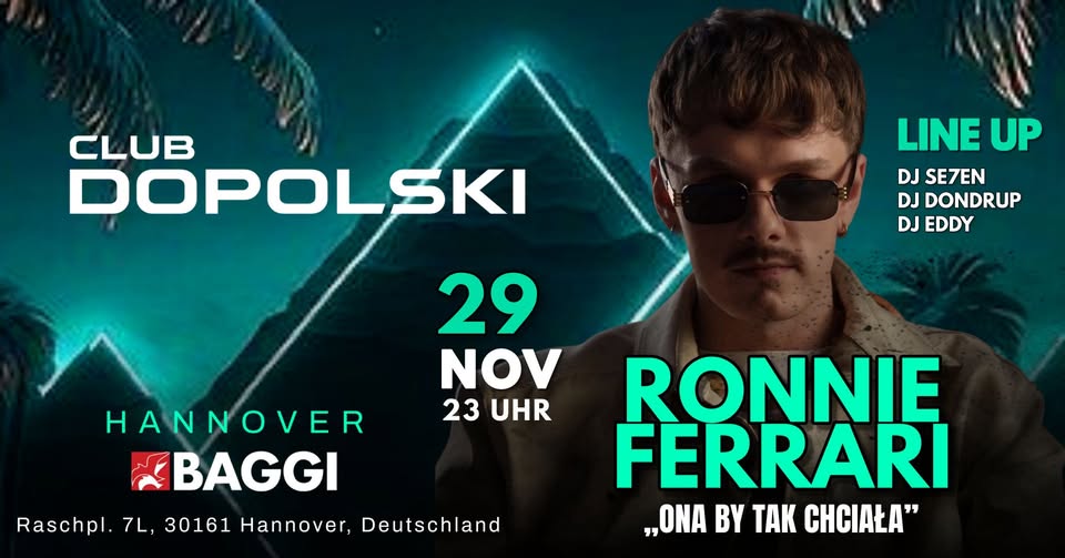 CLUB DOPOLSKI - RONNIE FERRARI LIVE