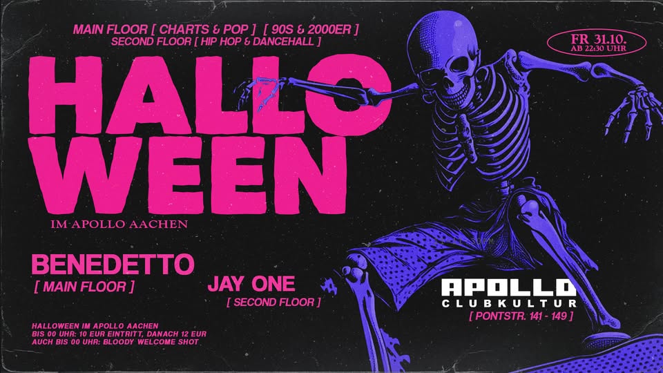 FR 31.10 • HALLOWEEN • Club Apollo Aachen