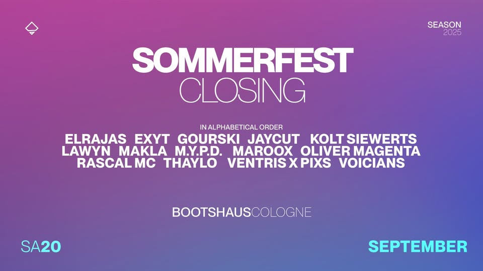 Bootshaus Sommerfest Closing