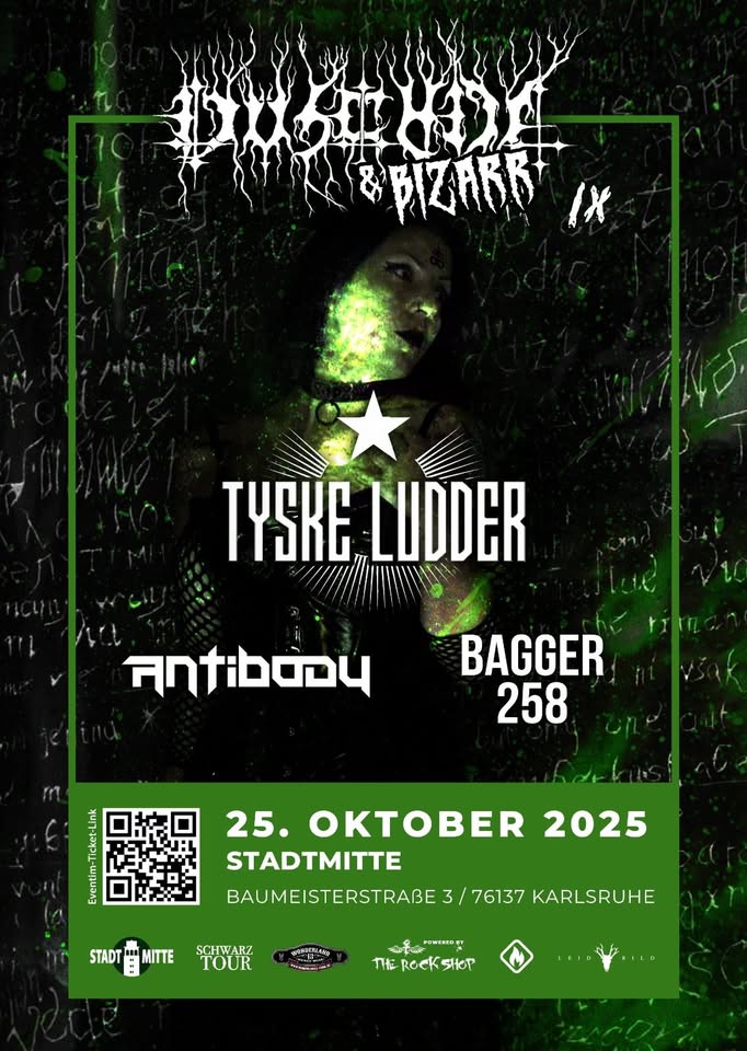 Düschda und Bizarr IX mit Tyske Ludder, Antibody und Bagger 258
