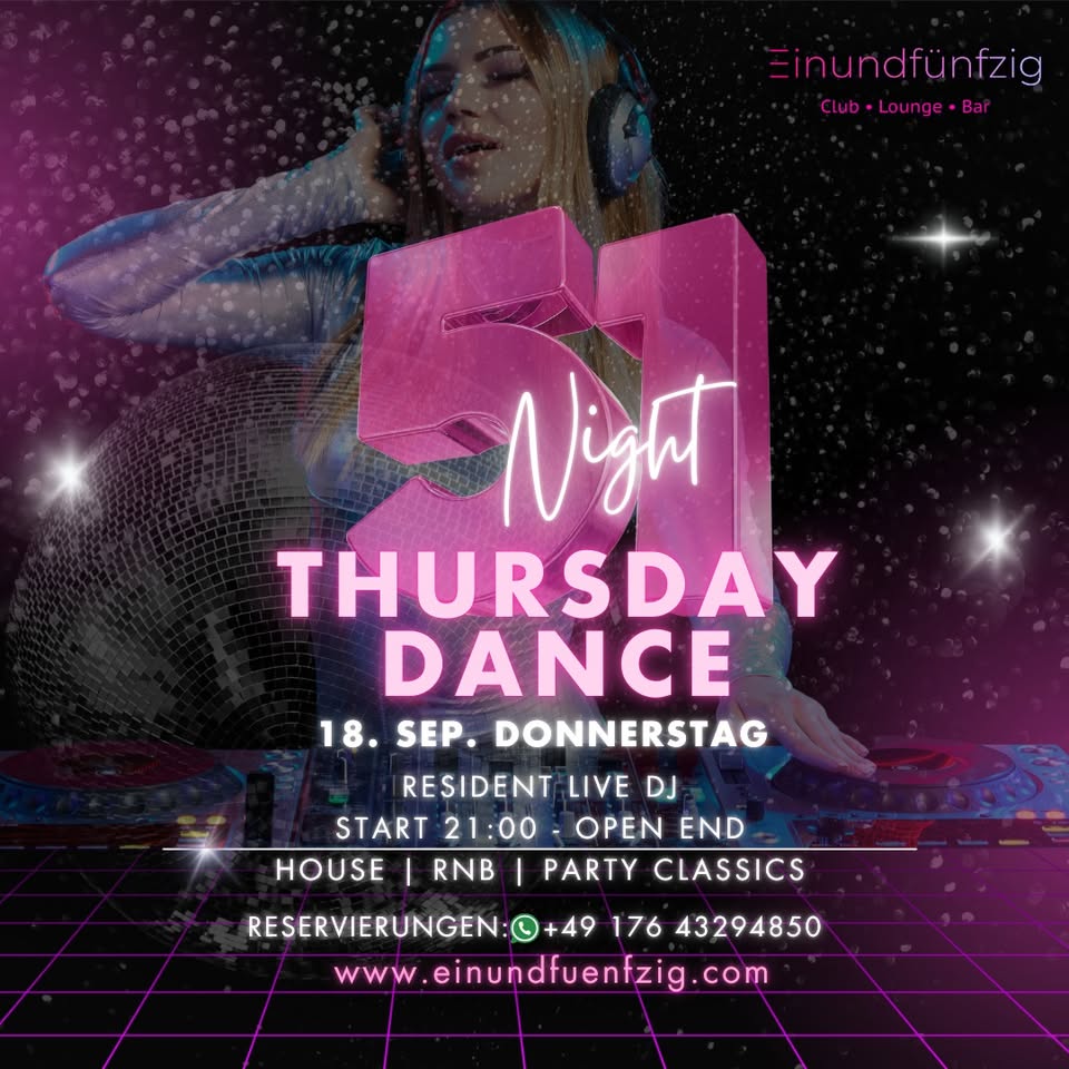 51 Thursday Night - Club Night 