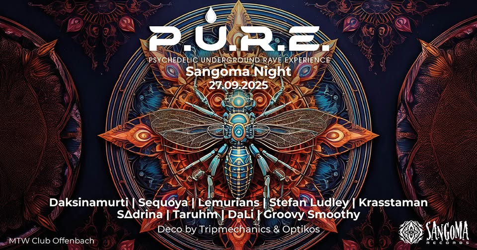 P.U.R.E. Psy Sangoma Night 27.09.2025