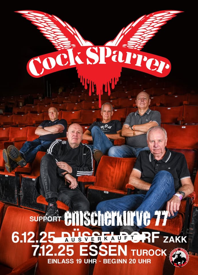 Cock Sparrer + Emscherkurve 77 im Turock Essen