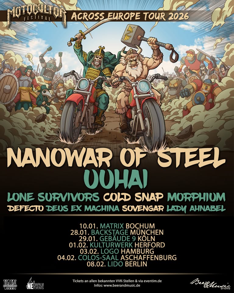 Nanowar of Steel + Uuhai • Motocultor Tour • Berlin