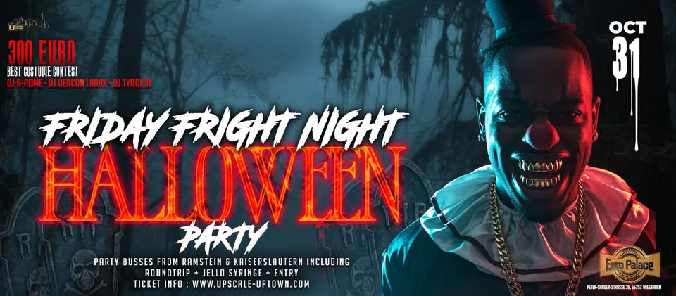 FRIDAY FRIGHT NIGHT - HALLOWEEN PARTY