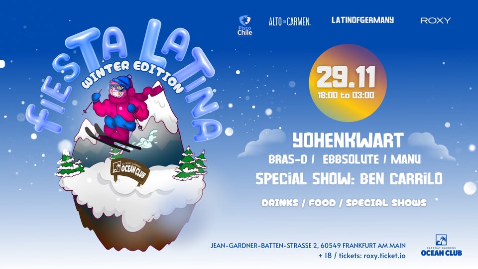 🔥 Winter Edition – Fiesta Latina Festival in Frankfurt 🔥