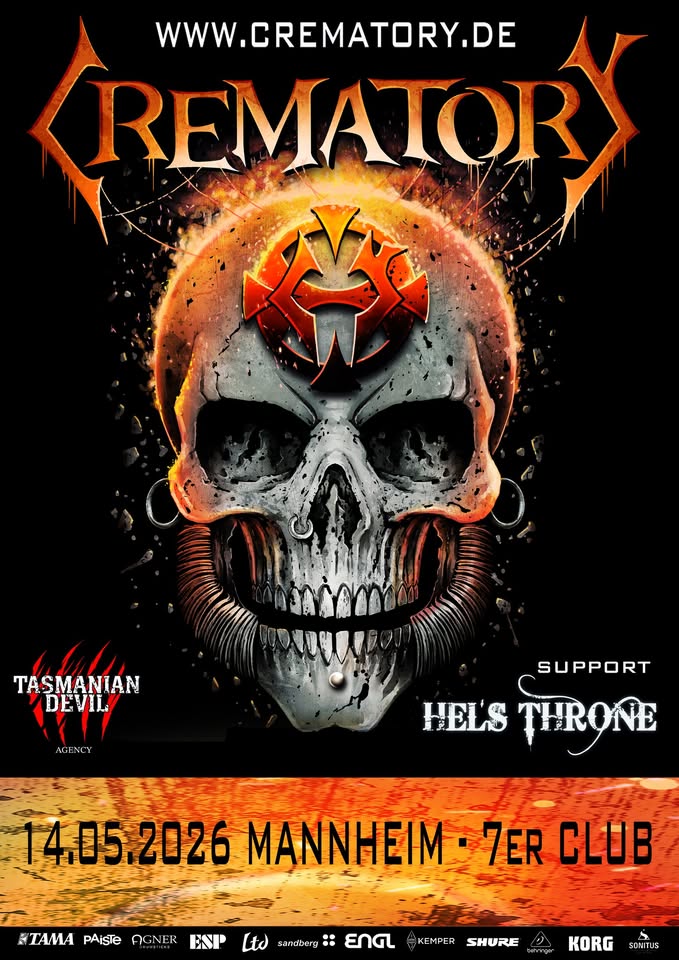 CREMATORY live 7er Club Mannheim