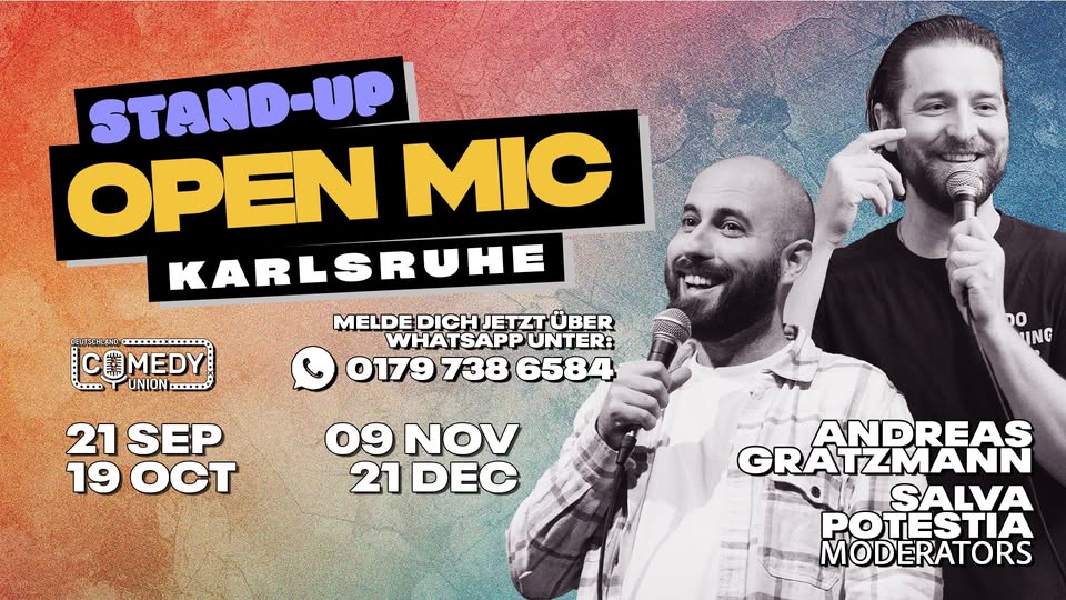 Stand up Comedy Open Mic in Karlsruhe