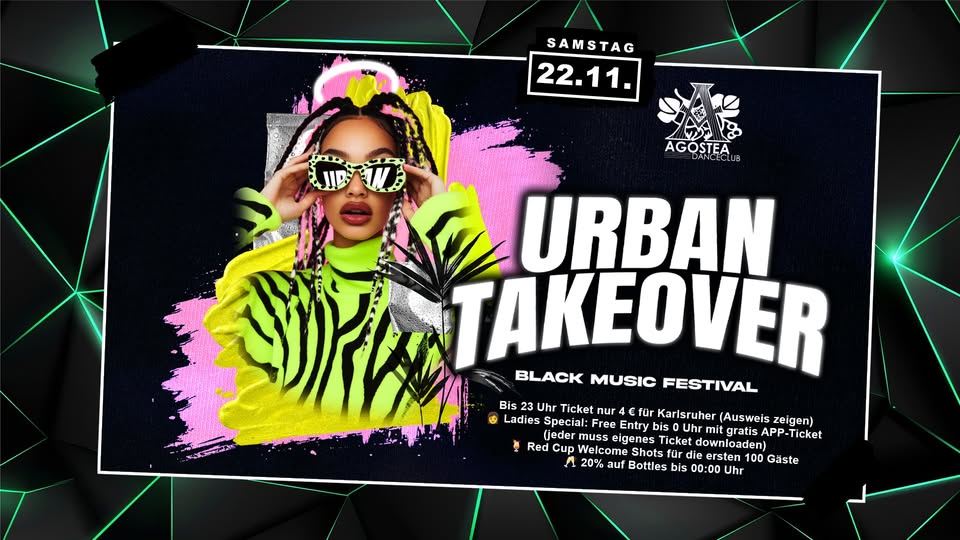 🖤 URBAN TAKEOVER – THE BLACK MUSIC NIGHT🖤