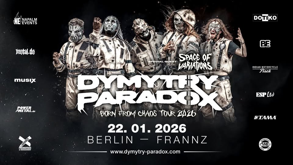 𝗗𝘆𝗺𝘆𝘁𝗿𝘆 𝗣𝗮𝗿𝗮𝗱𝗼𝘅 ⇣ BORN FROM CHAOS Tour 2026 ⇣ Berlin