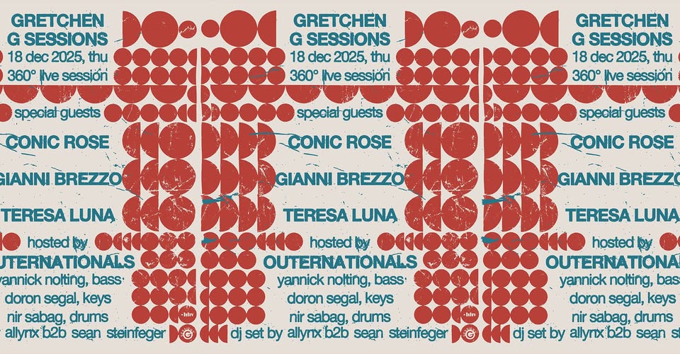 G SESSIONS - 360 ° Show ft. CONIC ROSE, GIANNI BREZZO & TERESA LUNA