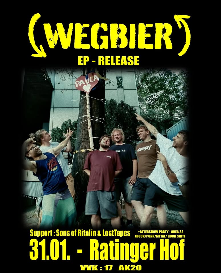 Wegbier - Release Show // Support: Sons of Ritalin & Lost Tapes // Düsseldorf 