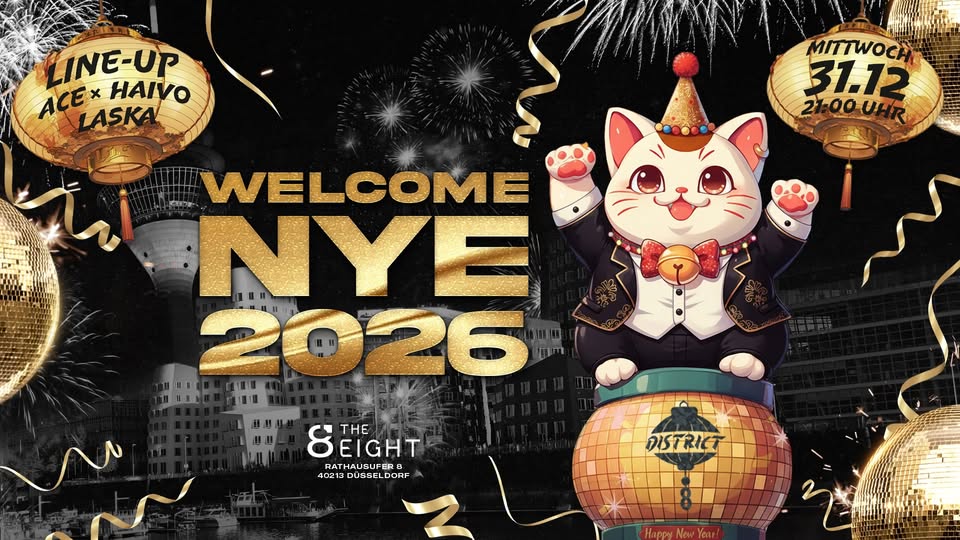 District 8 presents New Years Eve 2026! - Mi 31.12.2025