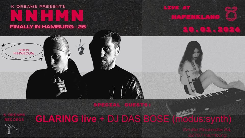NNHMN + GLARING  - DARKWAVE in HAMBURG