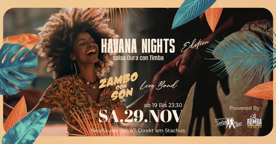 🇨🇺✨ HAVANA NIGHTS – Salsa Dura con Timba 💃🕺ZAMBO CON SON SON Live Band