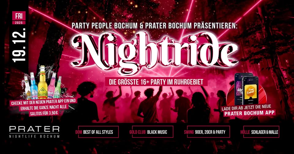 Nightride 16+ at PRATER BOCHUM [19/12/2025]