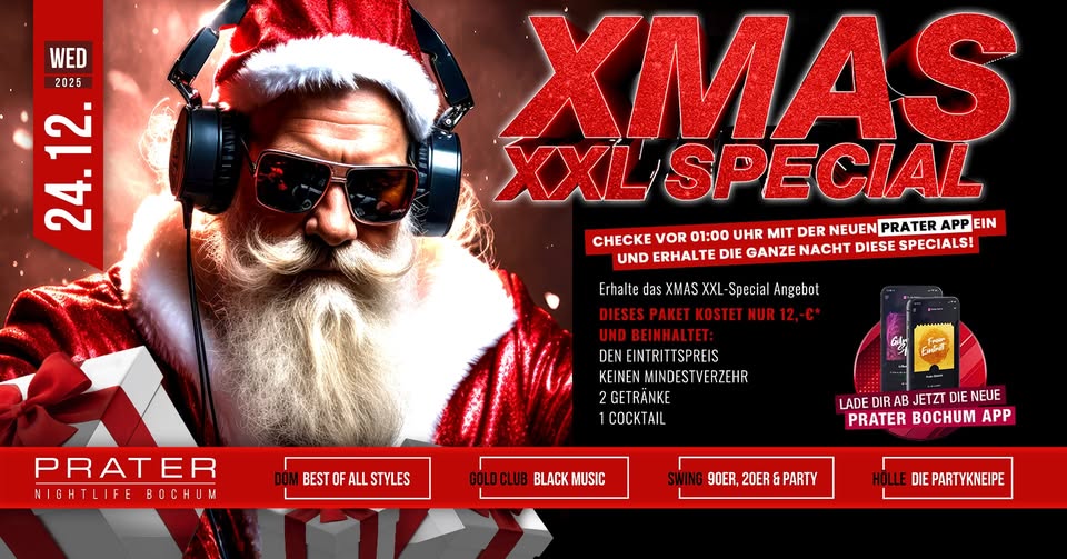 XMAS XXL Special at Prater Bochum [24/12/2025]