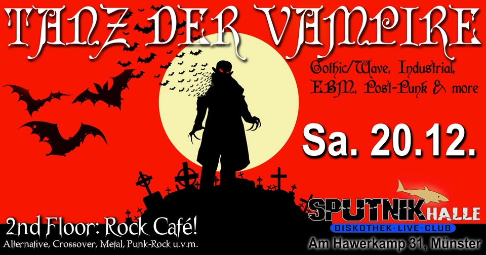Tanz der Vampire 🦇 Party auf 2 Floors🦇Dark Christmas Special🦇