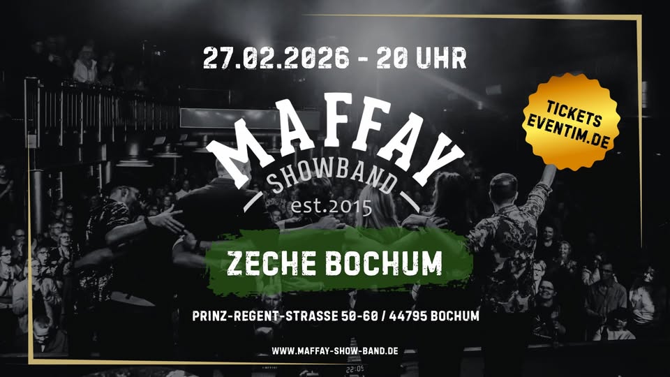 Maffay Show Band – Tribute to Peter Maffay - Zeche Bochum