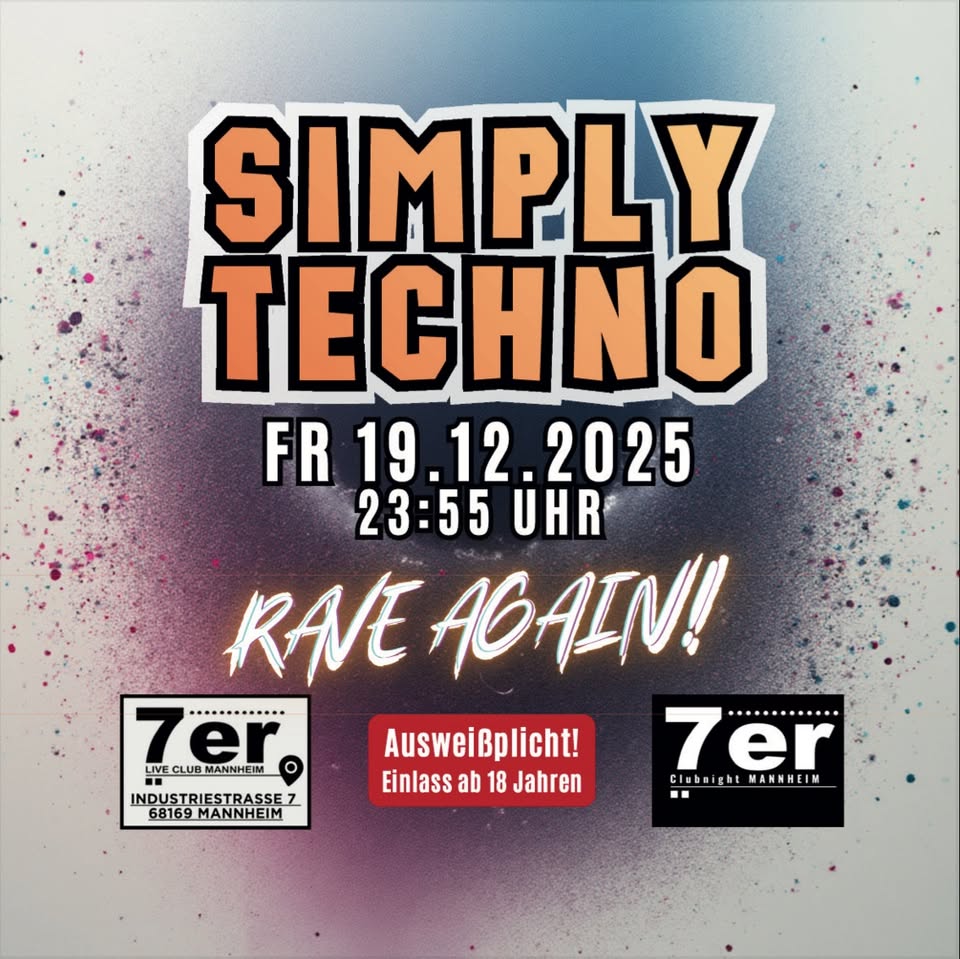 7er Clubnight_Simply Techno
