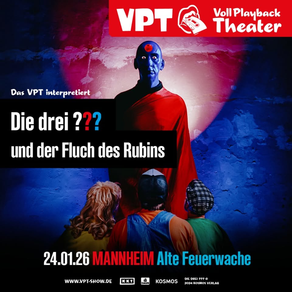 Das VPT interpretiert »Die drei ??? und der Fluch des Rubins« // Alte Feuerwache Mannheim