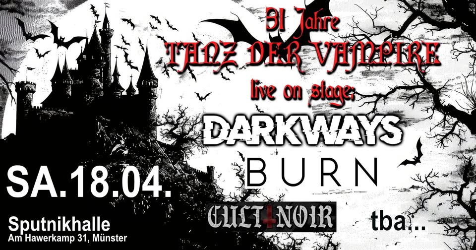 31 Jahre Tanz der Vampire 🦇 FESTIVAL🦇Early-Bird Tickets ab SA 20.12.25-10:00Uhr🦇