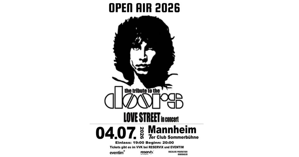 Love Street - THE DOORS Tribute Open Air 2026